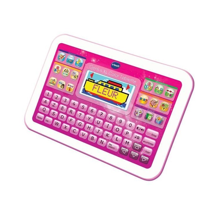 Tablette Éducative VTECH Genius XL Color Rose - 60 activités - Fille 4 a 7 ans Tablette Éducative VTECH Genius XL Color Rose - 60 activités - Fille 4 a 7 ans
