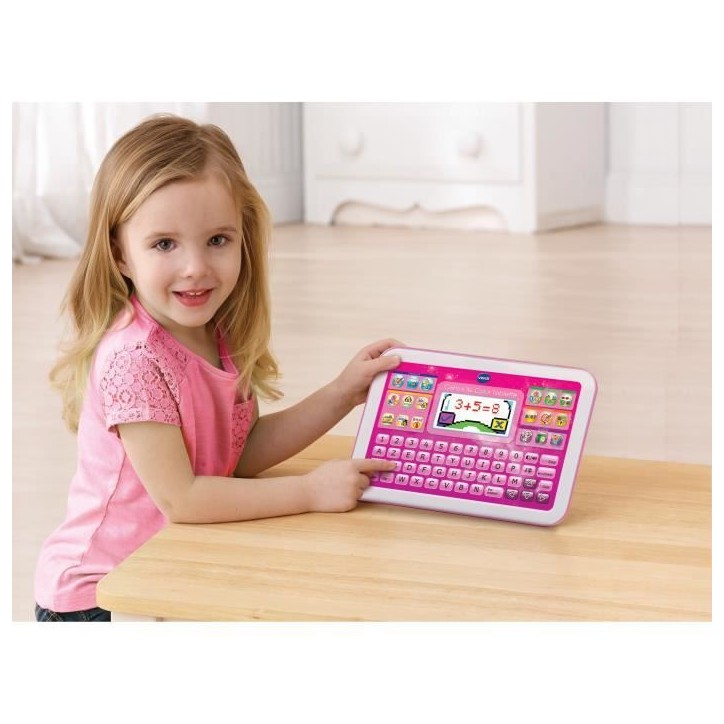 Tablette Éducative VTECH Genius XL Color Rose - 60 activités - Fille 4 a 7 ans Tablette Éducative VTECH Genius XL Color Rose - 60 activités - Fille 4 a 7 ans