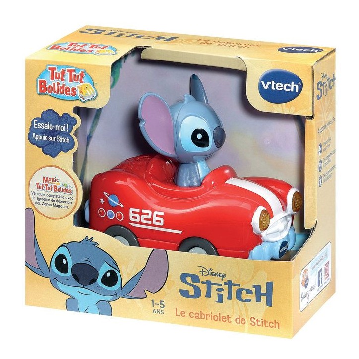 VTECH - TUT TUT BOLIDES STITCH - VÉHICULES - Multicolore VTECH - TUT TUT BOLIDES STITCH - VÉHICULES - Multicolore