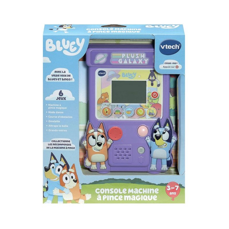 VTECH - BLUEY - CONSOLE MACHINE a PINCE MAGIQUE - Multicolore