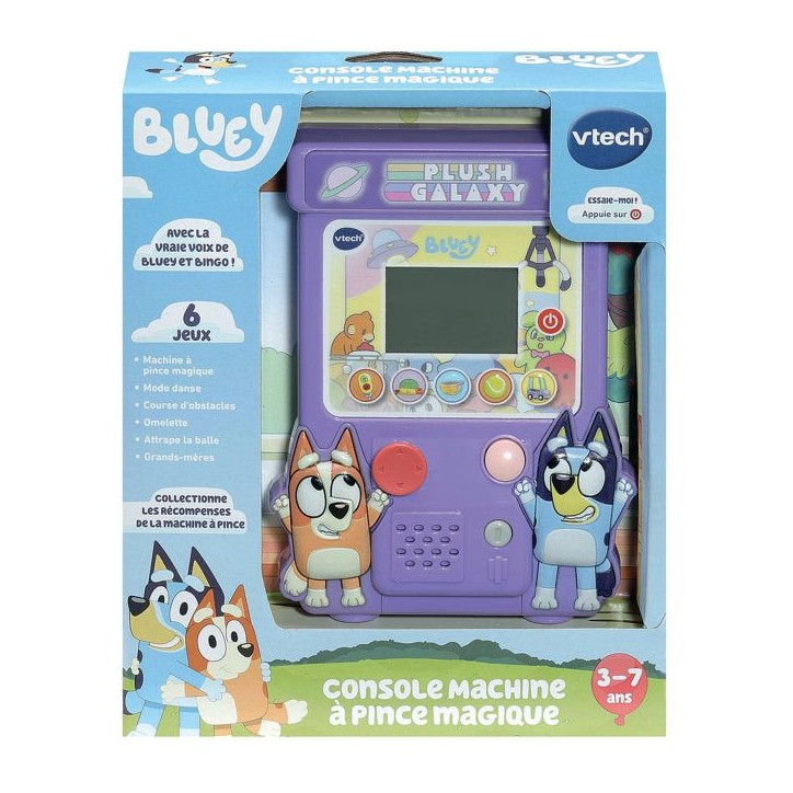 VTECH - BLUEY - CONSOLE MACHINE a PINCE MAGIQUE - Multicolore VTECH - BLUEY - CONSOLE MACHINE a PINCE MAGIQUE - Multicolore
