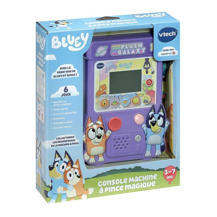 VTECH - BLUEY - CONSOLE MACHINE a PINCE MAGIQUE - Multicolore VTECH - BLUEY - CONSOLE MACHINE a PINCE MAGIQUE - Multicolore