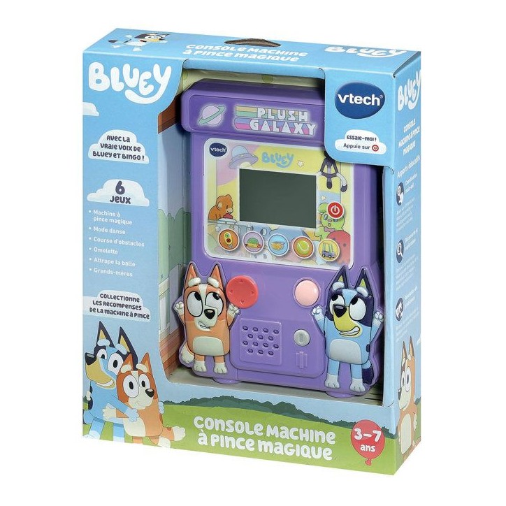 VTECH - BLUEY - CONSOLE MACHINE a PINCE MAGIQUE - Multicolore VTECH - BLUEY - CONSOLE MACHINE a PINCE MAGIQUE - Multicolore