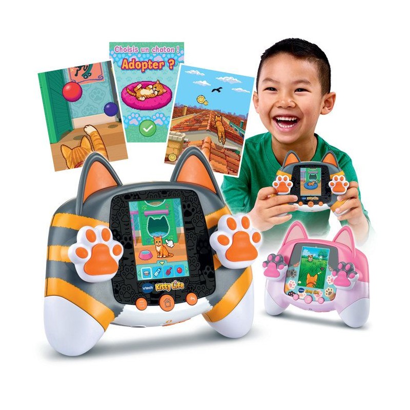 VTECH - KITTY LIFE GRIS/ORANGE - Multicolore