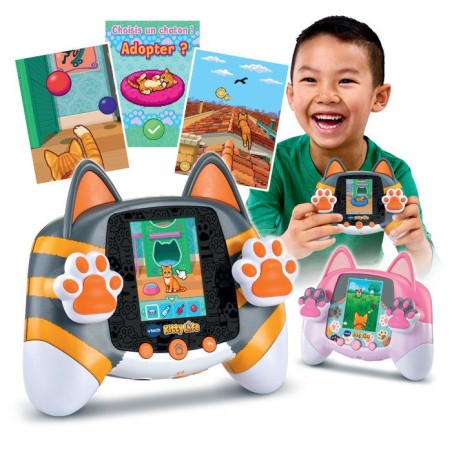 VTECH - KITTY LIFE GRIS/ORANGE - Multicolore