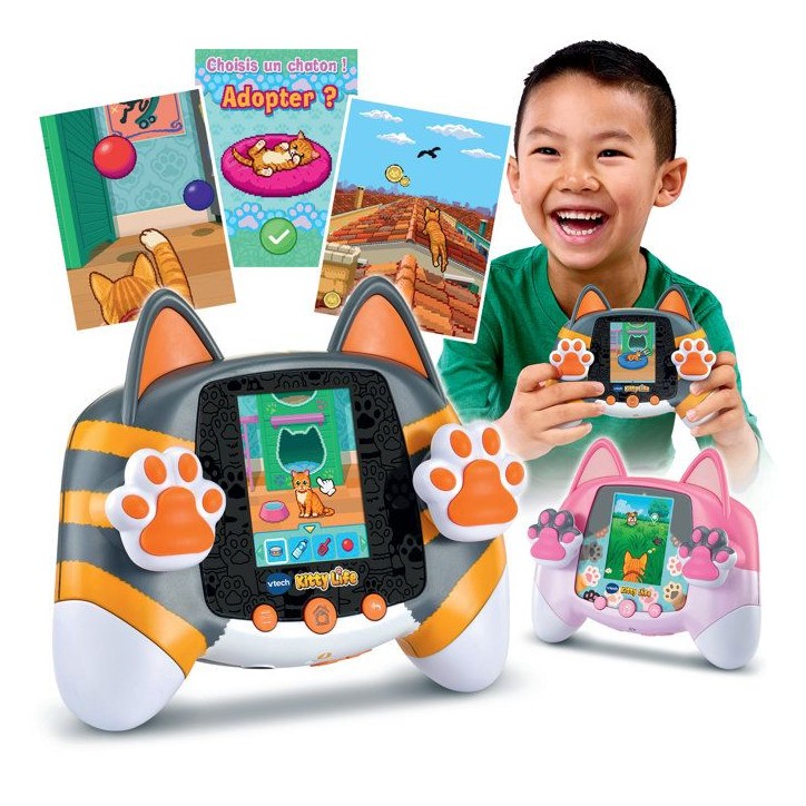 VTECH - KITTY LIFE GRIS/ORANGE - Multicolore VTECH - KITTY LIFE GRIS/ORANGE - Multicolore
