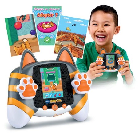 VTECH - KITTY LIFE GRIS/ORANGE - Multicolore