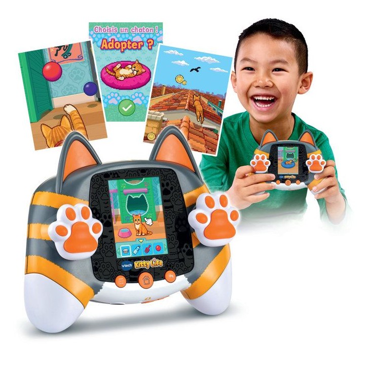 VTECH - KITTY LIFE GRIS/ORANGE - Multicolore VTECH - KITTY LIFE GRIS/ORANGE - Multicolore