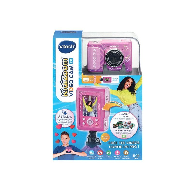 VTECH - KIDIZOOM VIDEO CAM FX ROSE - Rose