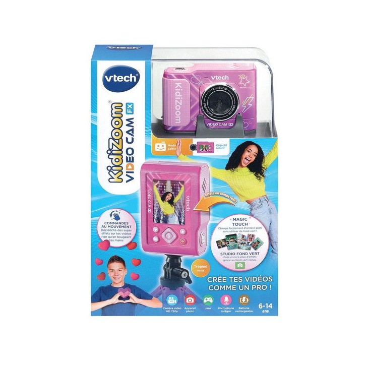 VTECH - KIDIZOOM VIDEO CAM FX ROSE - Rose VTECH - KIDIZOOM VIDEO CAM FX ROSE - Rose