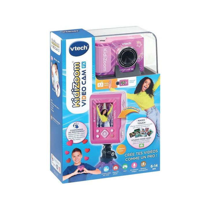 VTECH - KIDIZOOM VIDEO CAM FX ROSE - Rose VTECH - KIDIZOOM VIDEO CAM FX ROSE - Rose