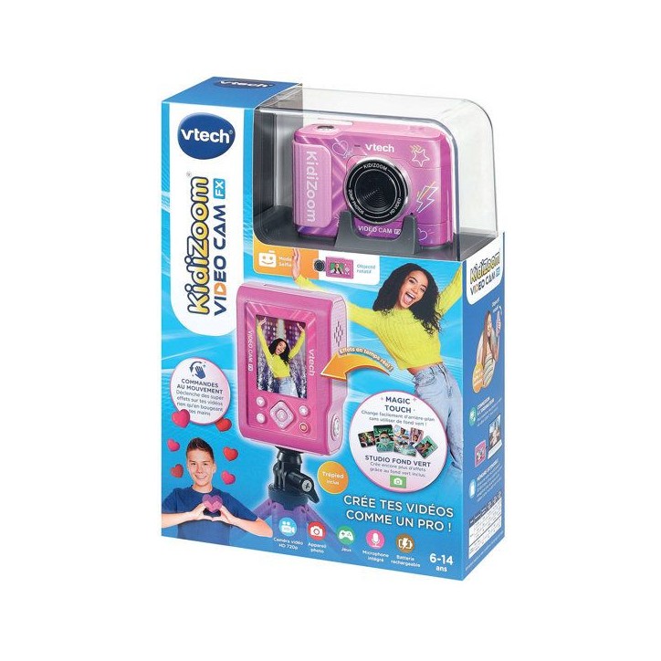 VTECH - KIDIZOOM VIDEO CAM FX ROSE - Rose VTECH - KIDIZOOM VIDEO CAM FX ROSE - Rose