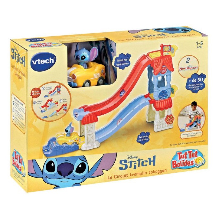 VTECH - TUT TUT BOLIDES STITCH - CIRCUIT TREMPLIN TOBOGGAN - Multicolore VTECH - TUT TUT BOLIDES STITCH - CIRCUIT TREMPLIN TOBOGGAN - Multicolore