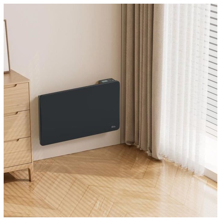 Radiateur fixe a inertie céramique - 1500 W - WARMTECH - WTZEUS15-N - Horizontal - Noir Radiateur fixe a inertie céramique - 1500 W - WARMTECH - WTZEUS15-N - Horizontal - Noir