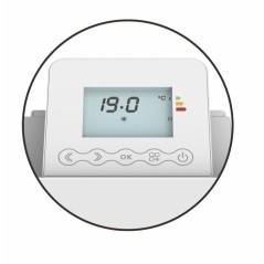 Radiateur fixe a convecteur mural - 2000 W - WARMTECH - WTONE20 - Hori