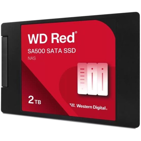 WESTERN DIGITAL - Red SA500 WDS200T2R0A - Disque dur SSD - 2 To - Interne - 2.5 - SATA 6Gb/s