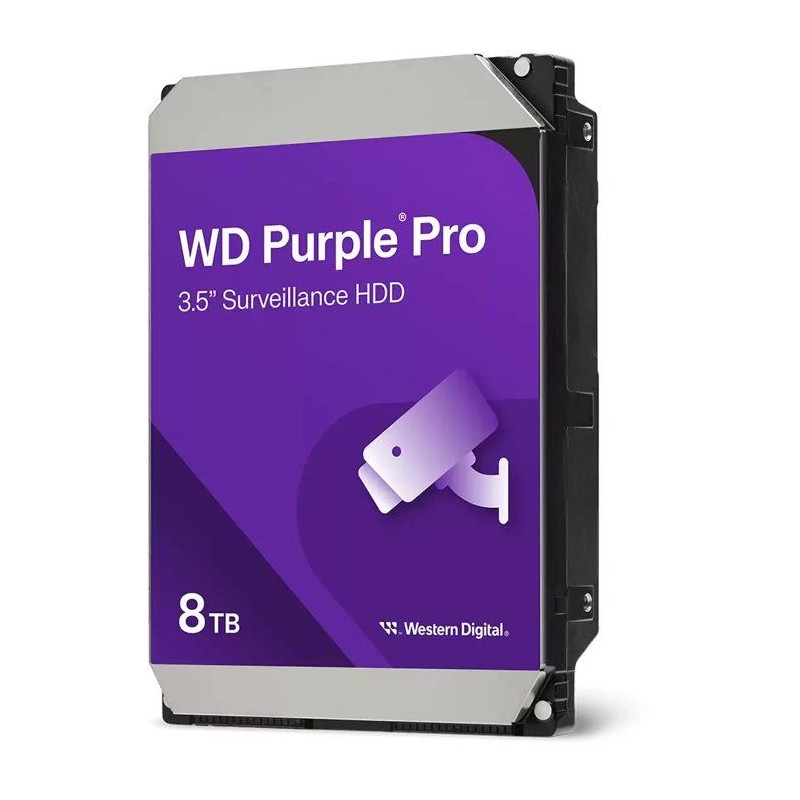 WD Purple Pro - WD8002PURP - Disque dur - 8 To - 3,5 - 7200 tr/min