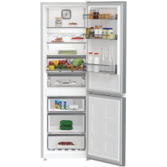 Réfrigérateur combiné - WHIRLPOOL - WHK26364XP7E - Classe B - 316 L - 59,5 x 66,3 x 186,5 cm - Inox