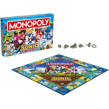 Jeu de société - WINNING MOVES - Monopoly Modern Sonic - Multicolore