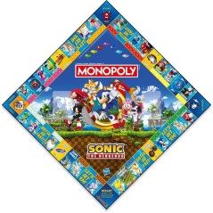 Jeu de société - WINNING MOVES - Monopoly Modern Sonic - Multicolore
