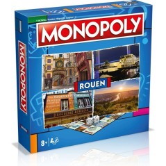 Jeu de société - WINNING MOVES - Monopoly Rouen - 2 joueurs ou plus - 60 min - Intérieur