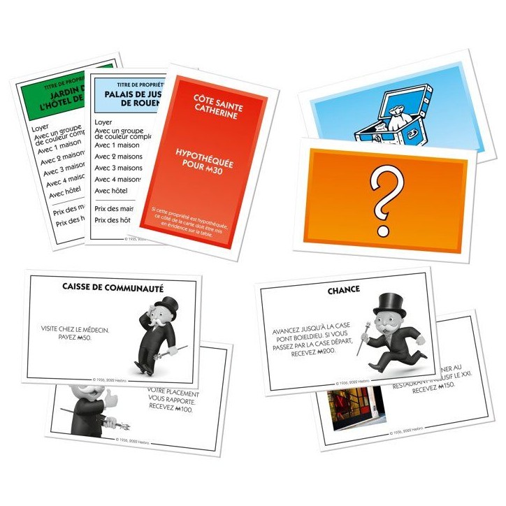 Jeu de société - WINNING MOVES - Monopoly Rouen - 2 joueurs ou plus - 60 min - Intérieur Jeu de société - WINNING MOVES - Monopoly Rouen - 2 joueurs ou plus - 60 min - Intérieur
