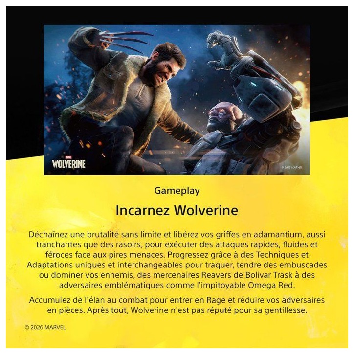 Marvel's Wolverine - Jeu PS5