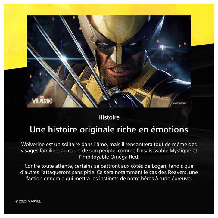 Marvel's Wolverine - Jeu PS5