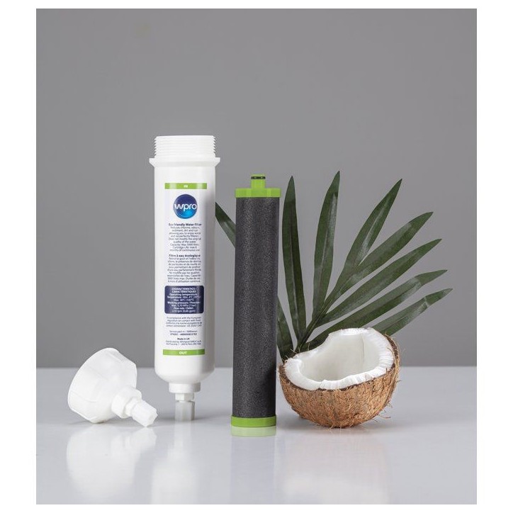 Cartouche filtre eau - WPRO - EFK001 - Réutilisable - Éco-responsable - Haute filtration