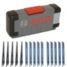 Lames de scie sauteuse - BOSCH - Wood and Metal Basic - Set de 15 piec