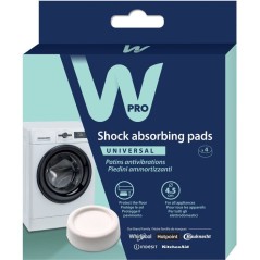 Patins anti-vibrations - WPRO - SHA024 - Réduit bruit - Protege sols - x4
