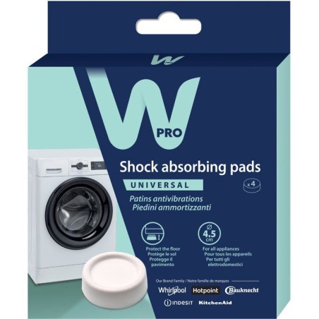 Patins anti-vibrations - WPRO - SHA024 - Réduit bruit - Protege sols - x4