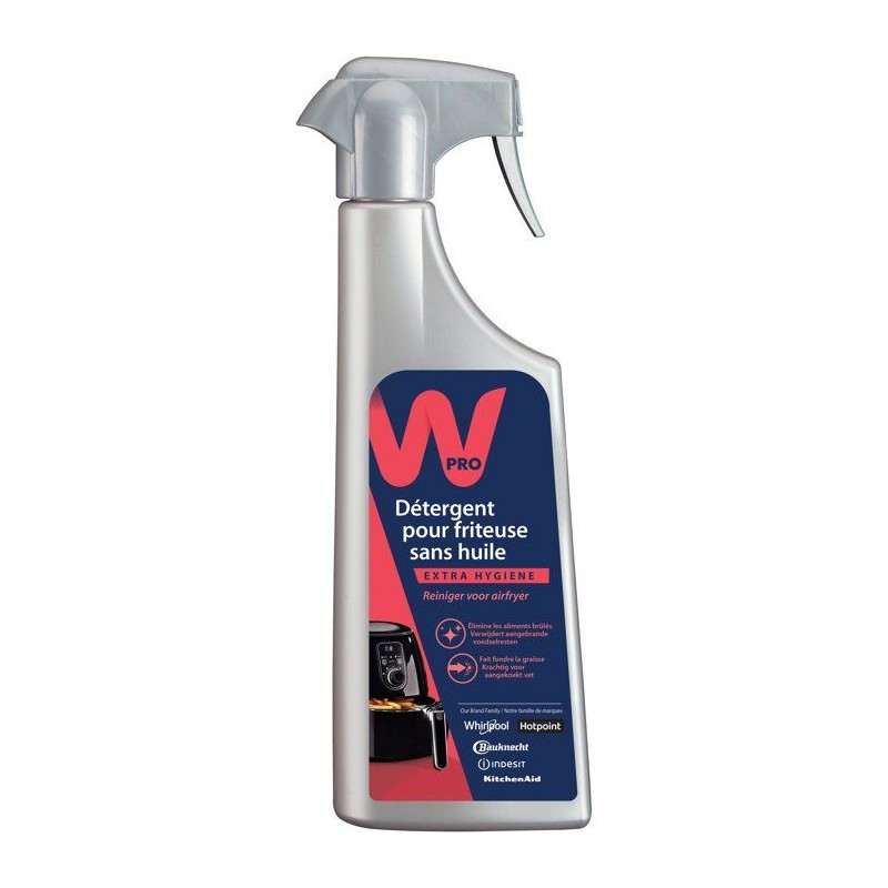 Spray dégraissant friteuse - WPRO - DFA150 - Élimine graisses - Mult