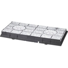 Filtre charbon hotte - WPRO - CHF190/1 - Anti-odeurs - Haute performan