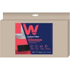 Filtre charbon hotte - WPRO - CHF190/1 - Anti-odeurs - Haute performan