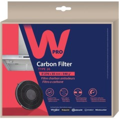Filtre charbon hotte - WPRO - FAC269/1 - Anti-odeurs - Hygiene plus - Type 26