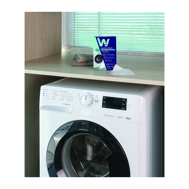 Lessive feuilles - WPRO - LDS025 - Éco-responsable - Compact - Lavage