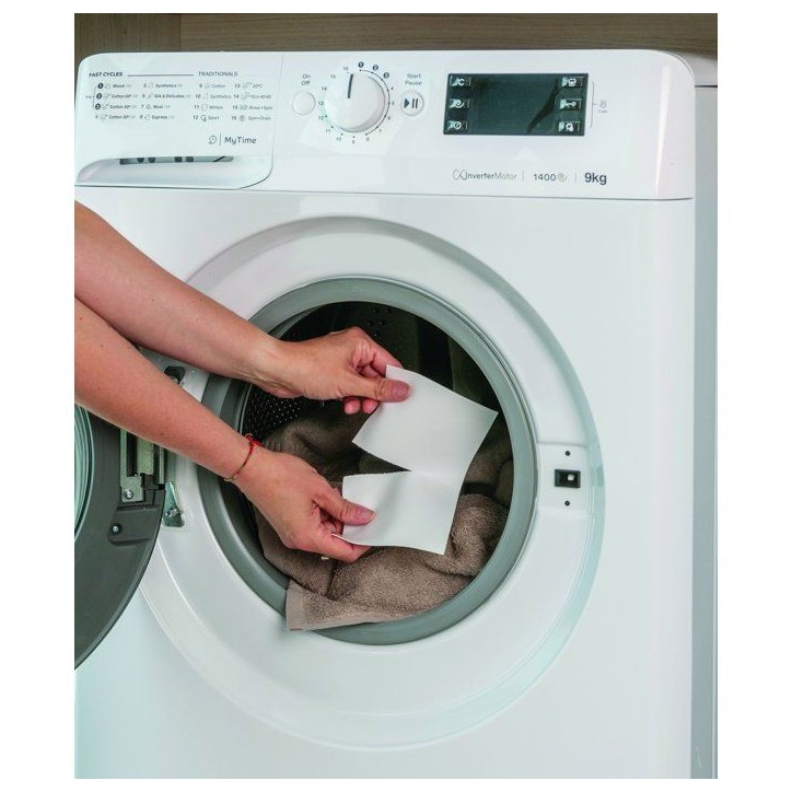 Lessive feuilles - WPRO - LDS025 - Éco-responsable - Compact - Lavage a froid