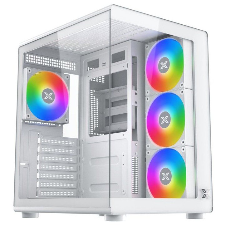 Boîtier PC - XIGMATEK - Aqua Compact AIR Arctic - Blanc - Cube - Format ATX Boîtier PC - XIGMATEK - Aqua Compact AIR Arctic - Blanc - Cube - Format ATX