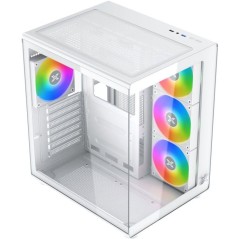 Boîtier PC - XIGMATEK - Aqua Compact AIR Arctic - Blanc - Cube - Format ATX
