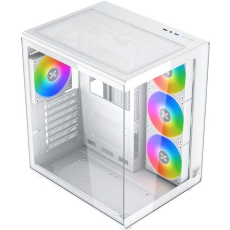 Boîtier PC - XIGMATEK - Aqua Compact AIR Arctic - Blanc - Cube - Format ATX