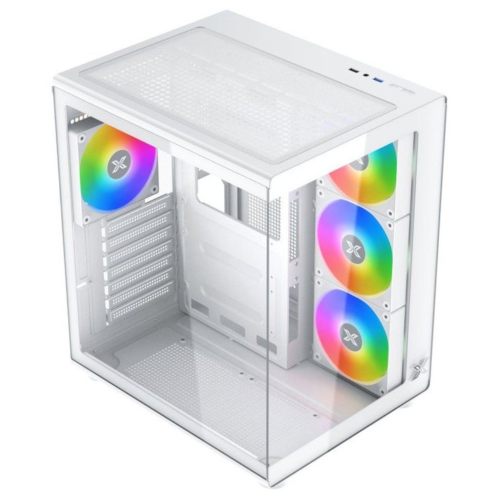 Boîtier PC - XIGMATEK - Aqua Compact AIR Arctic - Blanc - Cube - Format ATX Boîtier PC - XIGMATEK - Aqua Compact AIR Arctic - Blanc - Cube - Format ATX