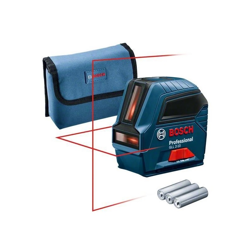 Laser ligne Bosch Professional GLL 2-10 - Portée de 10 metres - 06010 Laser ligne Bosch Professional GLL 2-10 - Portée de 10 metres - 06010