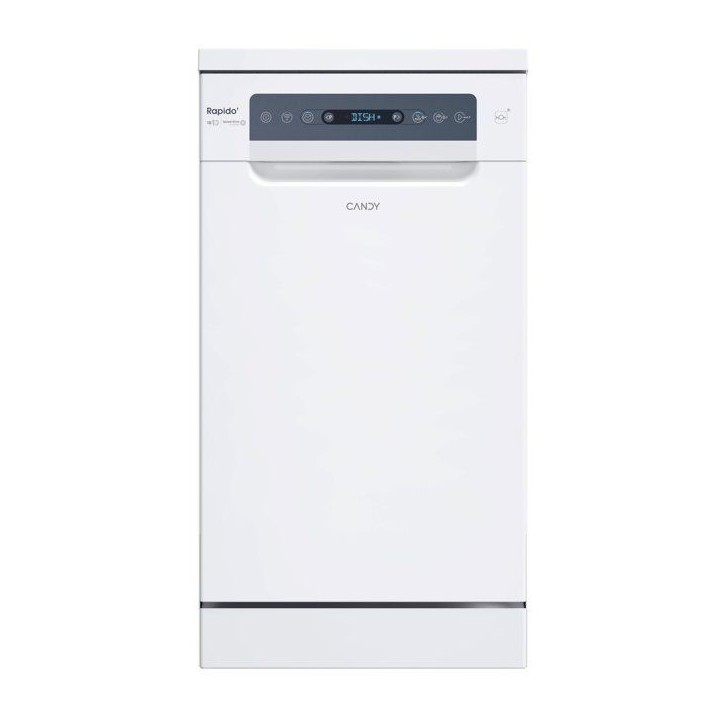 Lave-vaisselle pose libre CANDY CF0C7SB0FW - 10 couverts - Connecté - L45cm - 47 dB - Blanc Lave-vaisselle pose libre CANDY CF0C7SB0FW - 10 couverts - Connecté - L45cm - 47 dB - Blanc