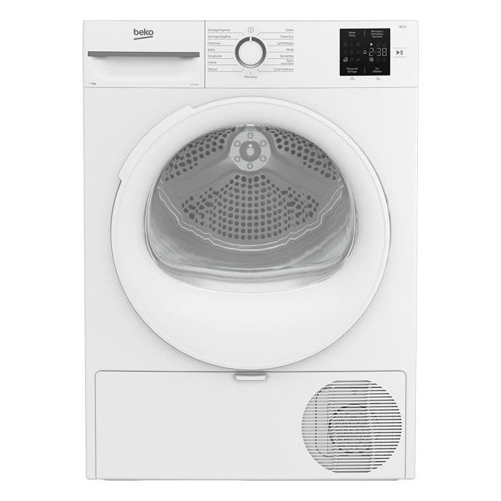 Seche-linge pompe a chaleur BEKO SLFT1912 Série bPRO500 - 9 kg - L60cm - Blanc Seche-linge pompe a chaleur BEKO SLFT1912 Série bPRO500 - 9 kg - L60cm - Blanc