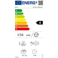 Seche-linge pompe a chaleur BEKO SLFT1912 Série bPRO500 - 9 kg - L60c