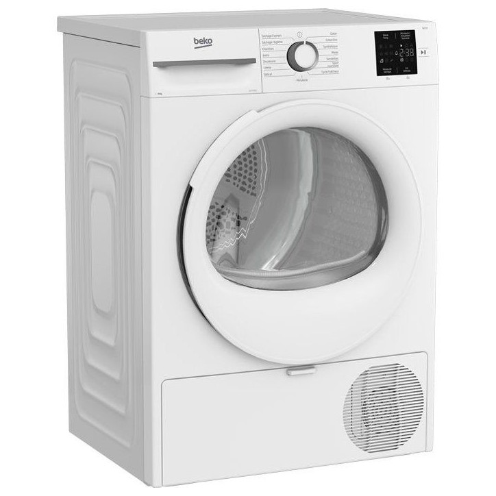 Seche-linge pompe a chaleur BEKO SLFT1912 Série bPRO500 - 9 kg - L60cm - Blanc Seche-linge pompe a chaleur BEKO SLFT1912 Série bPRO500 - 9 kg - L60cm - Blanc