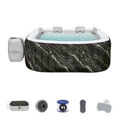 Spa gonflable BESTWAY - Lay-Z-Spa Hollywood - 140 airjets - 180 x 180