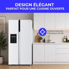 Réfrigérateur américain - CONTINENTAL EDISON - CERANF577NFWD - 577