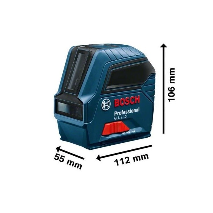 Laser ligne Bosch Professional GLL 2-10 - Portée de 10 metres - 0601063L00 Laser ligne Bosch Professional GLL 2-10 - Portée de 10 metres - 0601063L00